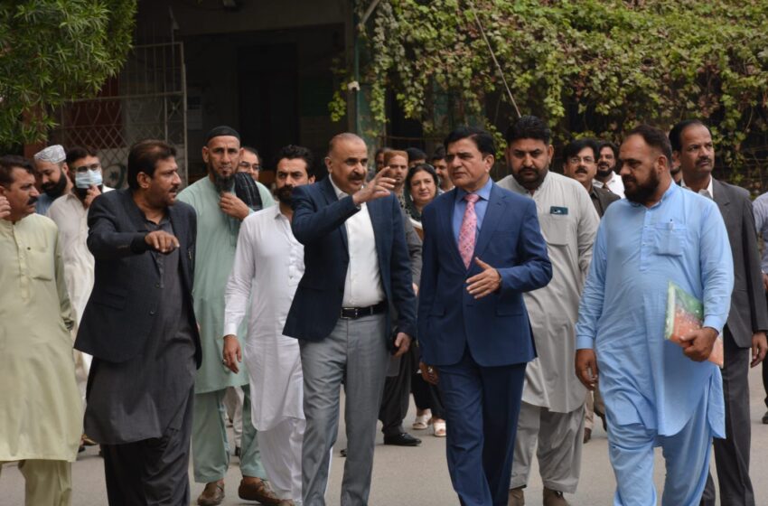  سیکریٹری محنت کا ولیکا اسپتال کا دورہ، سہولیات کا جائزہ