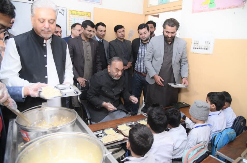  پنجاب ورکرز ویلفیئر اسکولوں کے بچوں کو مفت کھانے کی فراہمی کے پروگرام کا آغاز
