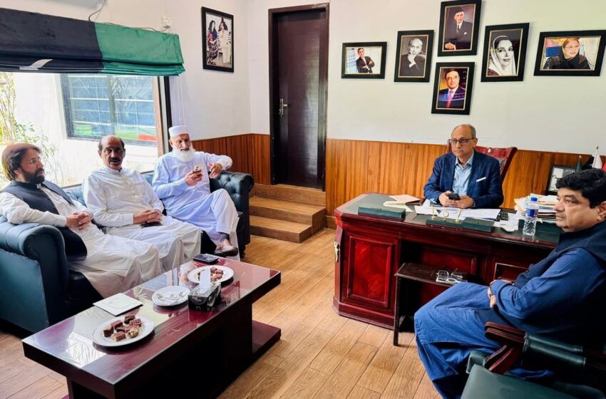  وزیر محنت سندھ سعید غنی کی مزدور وفود سے ملاقات