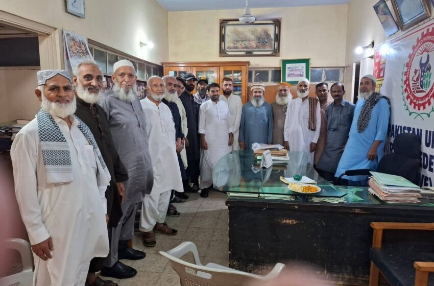  سینئر مزدور رہنما قاموس گل خٹک کی یاد میں تعزیتی اجلاس، خدمات کو خراجِ عقیدت