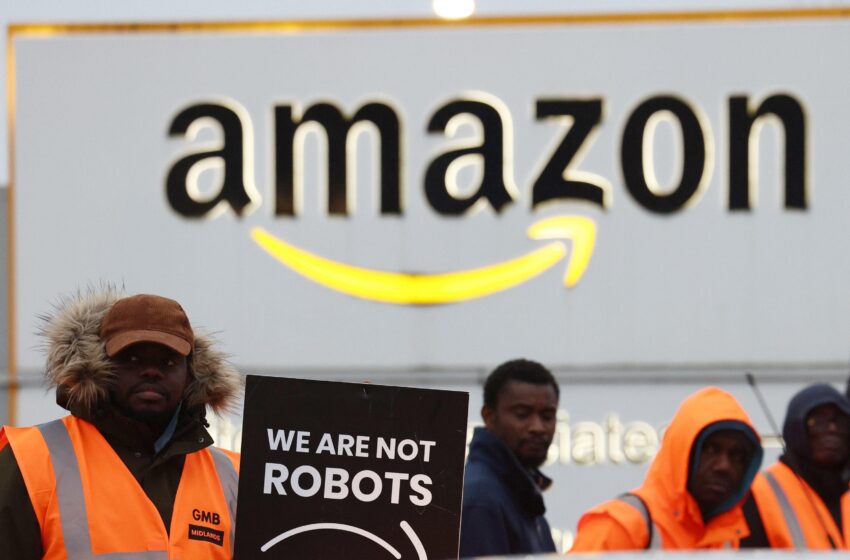  ایمیزون کے ہزاروں محنت کشوں کی ہڑتال، سپلائی چین متاثر ہونے کا خدشہ