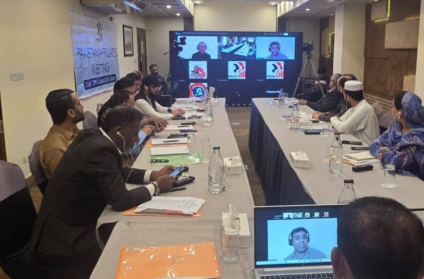  انڈسٹری آل گلوبل یونین کا دو روزہ اجلاس کا آغاز مزدور قیادت کی شرکت