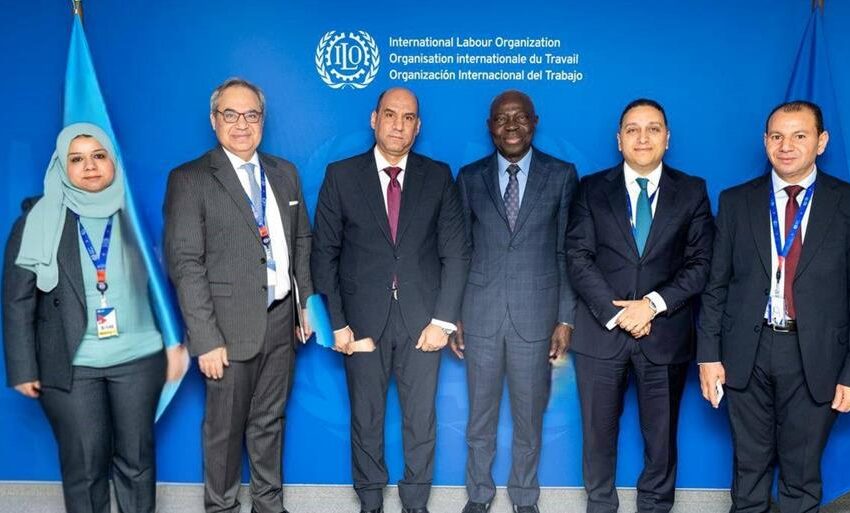  مصر کے وزیر محنت کی آئی ایل او حکام سے ملاقات، لیبر قوانین میں اصلاحات کا عزم
