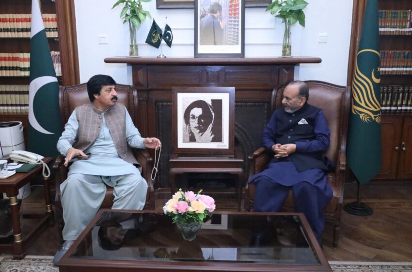  وزیرِ محنت پنجاب کی گورنر پنجاب سے ملاقات محنت کشوں کے لیے حکومتی اقدامات پر تبادلہ خیال