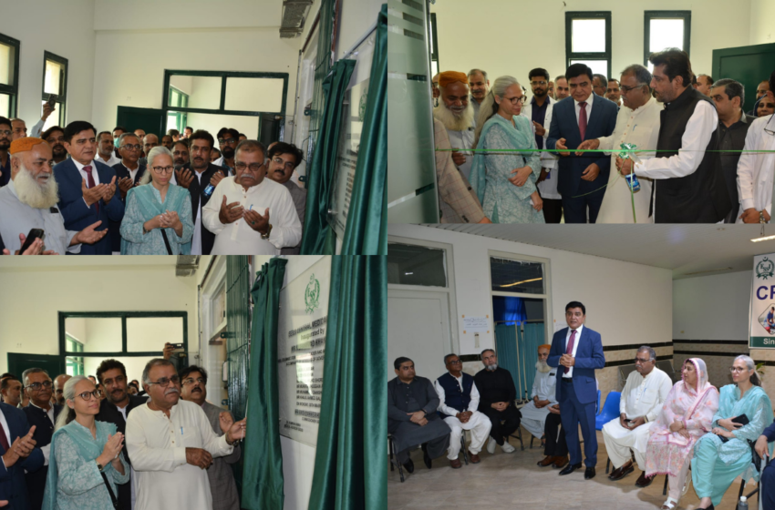  سندھ سوشل سیکیورٹی کے سینٹرل میڈیکل اسٹور کا افتتاح کر دیا گیا