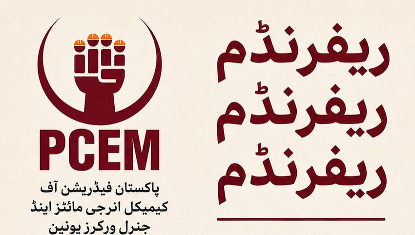  کے الیکٹرک ریفرنڈم: پی سی ای ایم کا انصاف ایمپلائز یونین کی حمایت کا اعلان