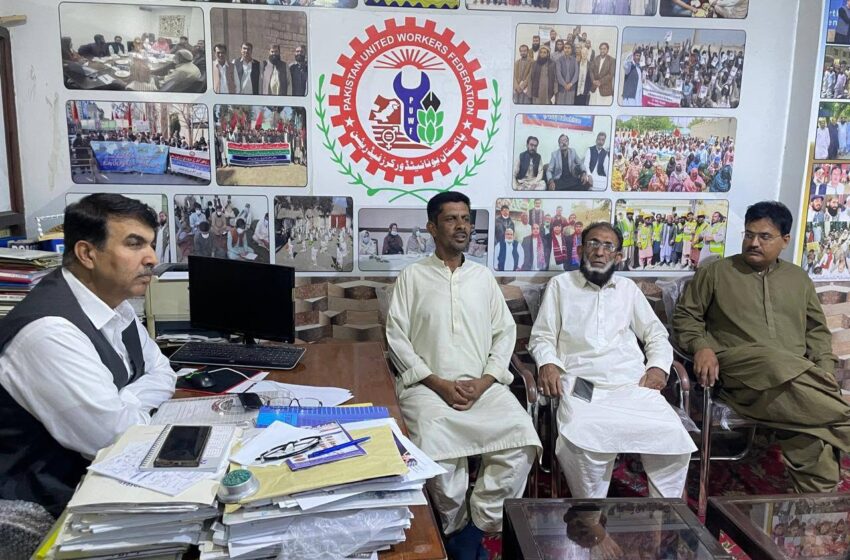  کیسکو لیبر یونین کے رہنما نثار احمد کی عمرہ روانگی، یونین قائدین کی مبارکباد اور نیک تمناؤں کا اظہار