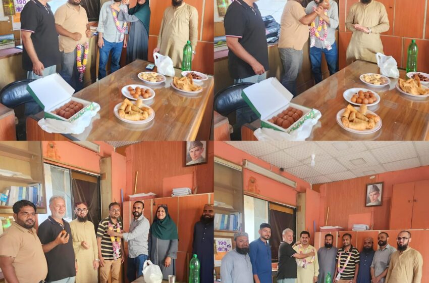  پی سی ای ایم کے وفد کی آئی آئی ایل آمد، نو منتخب سی بی اے یونین کو کامیابی مبارکباد