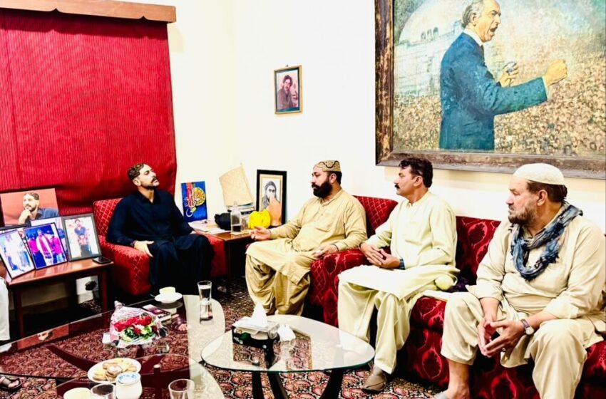  ذوالفقار علی بھٹو جونیئر کی مزدور ایکشن کمیٹی سے ملاقات، ولیکا اسپتال کا دورہ کرنے کا اعلان